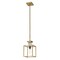 Z-Lite Quadra 1 Light Mini Pendant, Olde Brass + Bronze 456MP-OBR-BRZ - alternate 1